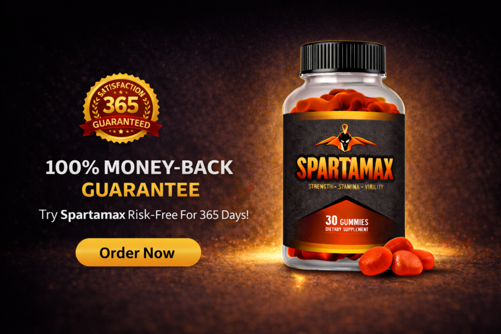 Spartamax bottle with 365 day money back guarantee